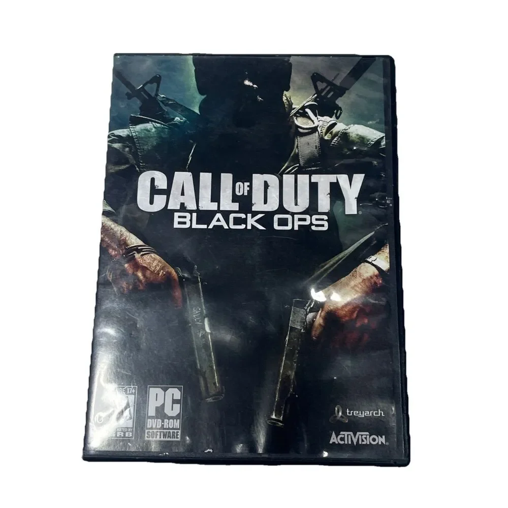 Call of Duty Black Ops PC DVD-ROM Video Game Complete Activision 2010